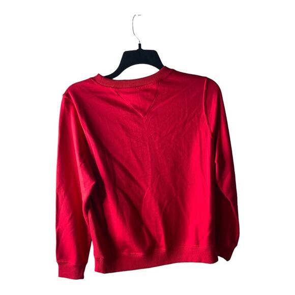 Tommy Hilfiger Jeans Sweatshirt Womens M Long Sleeve Crewneck Preppy Pullover - Picture 2 of 10